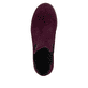 Dunkelrote Rieker Damen Chelsea Boots 79265-30 aus Rauleder mit einem Gummizug. Schuh Laufsohle.