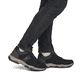 Chaussures à lacets Rieker noires hommes 11211-02 avec largeur H. Chaussure au pied.