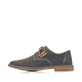 Blaue Rieker Herren Schnürschuhe 13439-14 mit der Komfortweite G. Schuh Außenseite.