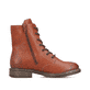 Tiefschwarze Rieker Damen Schnürstiefel 71248-00 mit einer schockabsorbierenden Sohle. Schuh Innenseite