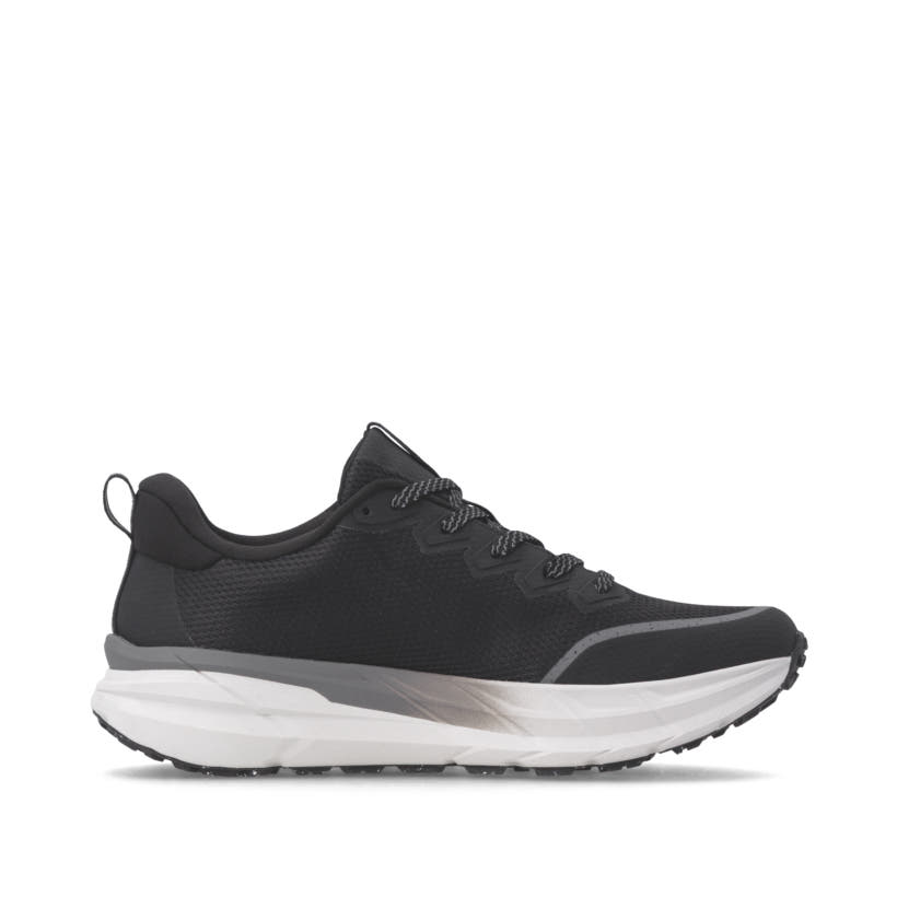 Schwarze Rieker Sport Herren Sneaker Low U4501-00. Schuh Innenseite.