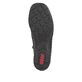 Dunkelbraune Rieker Damen Kurzstiefel 58388-26 aus Glattleder. Schuh Laufsohle.