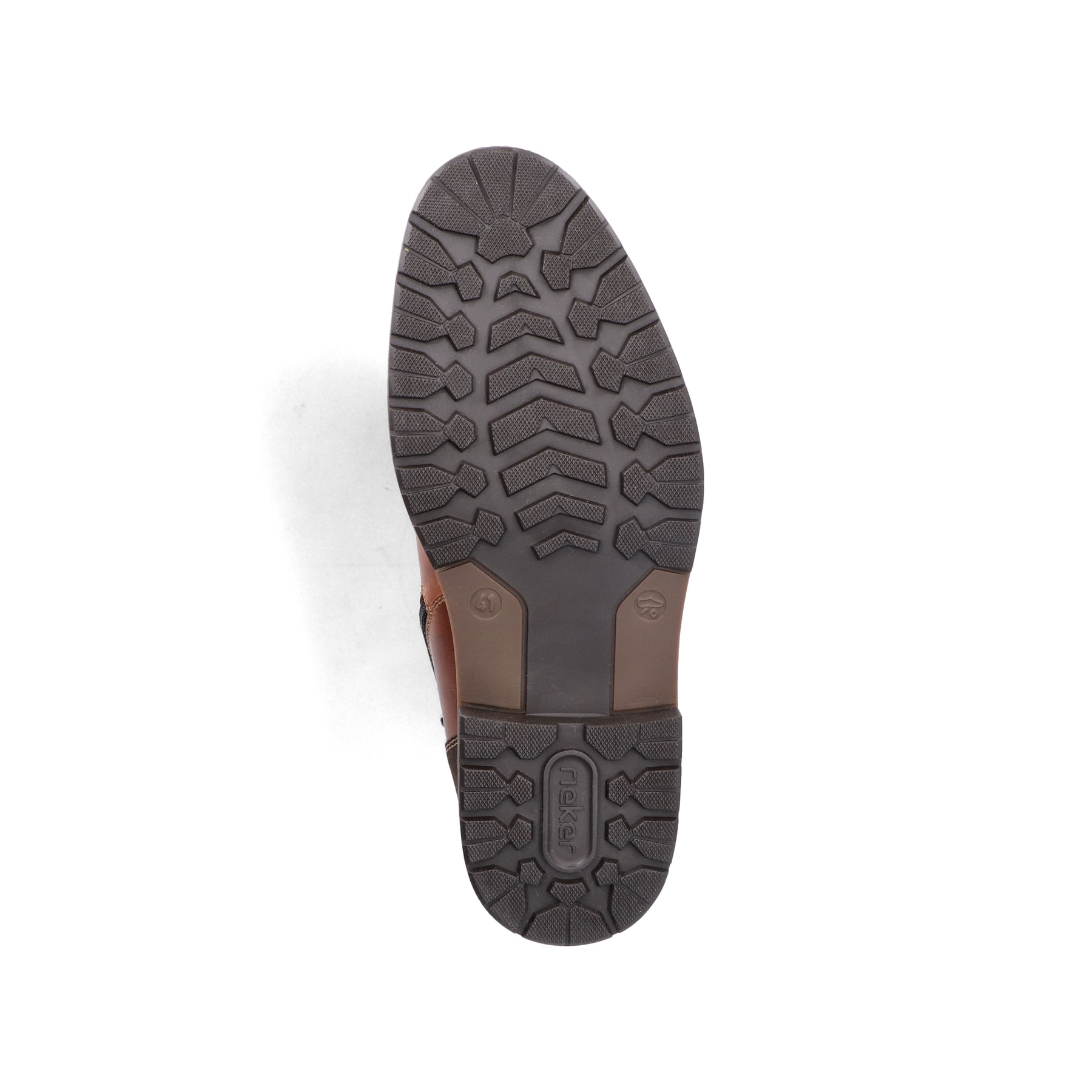 Braune Rieker Herren Schnürstiefel 13740-24 mit wasserabweisender TEX-Membran. Schuh Laufsohle.