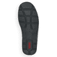 
Tiefschwarze Rieker Herren Slipper 05363-00 mit einer schockabsorbierenden Sohle. Schuh Laufsohle