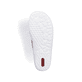 Blaue Rieker Damen Slipper 52805-14, Barfußschuhe mit einem Gummizug. Schuh Laufsohle.