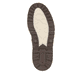 
Espressobraune Rieker Herren Schnürstiefel F3811-25 mit Schnürung und Reißverschluss. Schuh Laufsohle