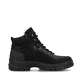 Asphaltschwarze Rieker Herren Schnürstiefel F5410-00 mit Flip-Grip Sohle mit Spikes. Schuh Innenseite