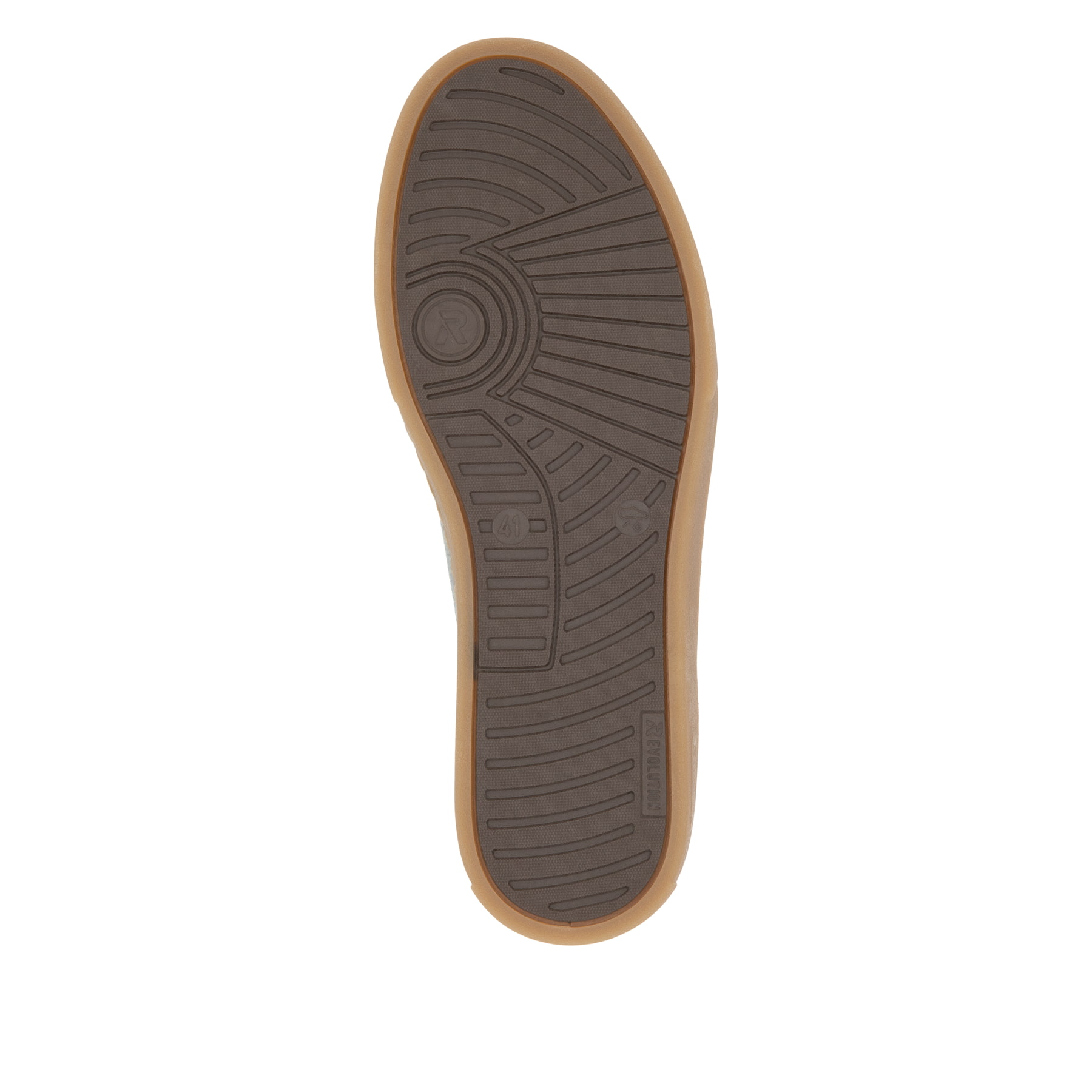 Grüne Rieker Herren Sneaker Low U0707-54 im Retro-Look mit weißen Streifen an der Seite sowie einer Schnürung. Schuh Laufsohle.