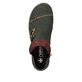 
Olivgrüne Rieker Damen Slipper 72581-54 mit Reißverschluss sowie einer leichten Sohle. Schuh von oben