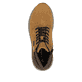 Bottes à lacets Rieker jaunes pour homme 06001-68 en cuir suédé. Chaussure vue de dessus.