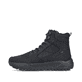 Schwarze Rieker Herren Schnürstiefel U1510-00 mit griffiger Fiber-Grip Sohle. Schuh Außenseite.