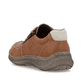 Braune Rieker Herren Schnürschuhe 03030-25 mit Reißverschluss sowie Extraweite H. Schuh von hinten.