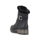 
Tiefschwarze Rieker Damen Kurzstiefel Z6862-00 mit einer schockabsorbierenden Sohle. Schuh von hinten