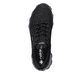 Schwarze Rieker Herren Schnürschuhe 35503-00 mit wasserabweisender TEX-Membran. Schuh von oben.