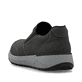 Mocassins Rieker gris pour homme 11550-45 avec bande élastique. Chaussure vue de dessus.