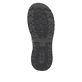 Braun-schwarze Rieker Damen Slipper 44551-24 mit Rieker Air Sohlenfenster. Schuh Laufsohle.
