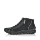 Graue Rieker Damen Schnürstiefel 55031-45 mit einer schockabsorbierenden Sohle. Schuh Innenseite