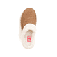 Braune Rieker Damen Clogs Y8850-24 mit flexibler und ultra leichter Sohle. Schuh von oben.
