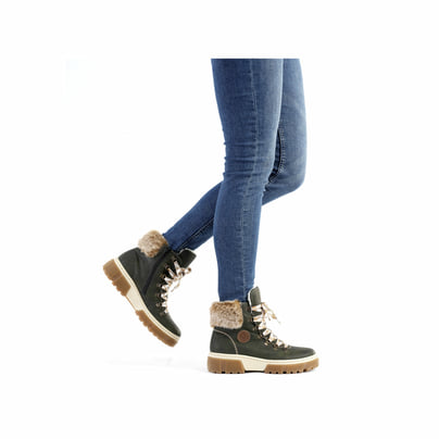 Rieker Femme Bottes à lacets