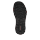 Mocassins Rieker noirs pour homme B9057-00 avec bande élastique. Semelle extérieure de la chaussure.