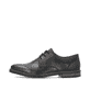 Schwarze Rieker Herren Schnürschuhe 13510-00 mit der Komfortweite G 1/2. Schuh Außenseite.