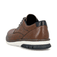 Kastanienbraune Rieker Herren Schnürschuhe 14402-24 mit der Komfortweite G 1/2. Schuh von hinten.