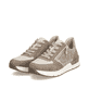 Magentafarbene Rieker Damen Schnürschuhe 58822-31 mit einem Reißverschluss. Schuh Außenseite gespiegelt.