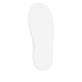 Weiße Rieker Damen Sneaker Low W1202-83 mit einer Schnürung. Schuh Laufsohle.