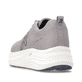 Beige Rieker Sport Herren Sneaker Low U4101-62. Schuh von hinten.