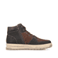 Braune Rieker Herren Sneaker High 38540-25 mit wasserabweisender TEX-Membran. Schuh Innenseite.