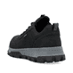 Schwarze Rieker Herren Schnürschuhe 35503-00 mit wasserabweisender TEX-Membran. Schuh von hinten.