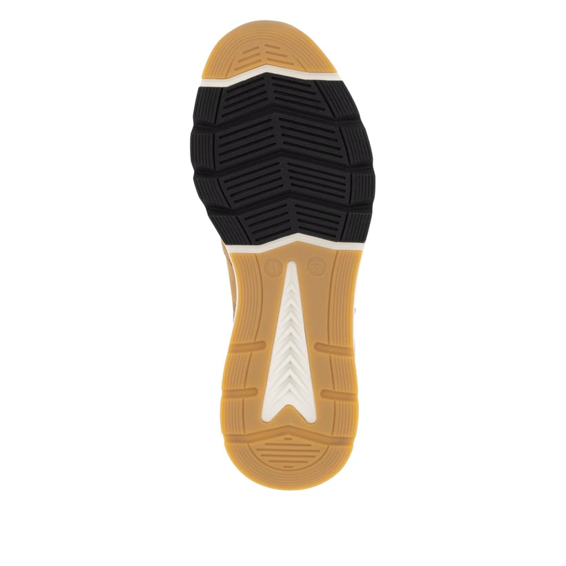 Braune Rieker Herren Sneaker Low U0902-68 mit flexibler und super leichter Sohle. Schuh Laufsohle.