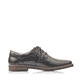 Schwarze Rieker Herren Schnürschuhe 13500-00 mit modernen Ziernähten. Schuh Innenseite.