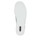 Grüne vegane Rieker Damen Slipper L7463-52 mit einem Gummizug. Schuh Laufsohle.