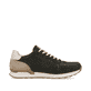 Grüne Rieker Herren Sneaker Low U0302-52 mit leichter und griffiger Sohle. Schuh Innenseite.