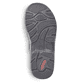 Graue Rieker Herren Trekkingsandalen 26154-14 mit einem Klettverschluss. Schuh Laufsohle.