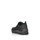 
Tiefschwarze Rieker Herren Slipper 05363-00 mit einer schockabsorbierenden Sohle. Schuh von hinten