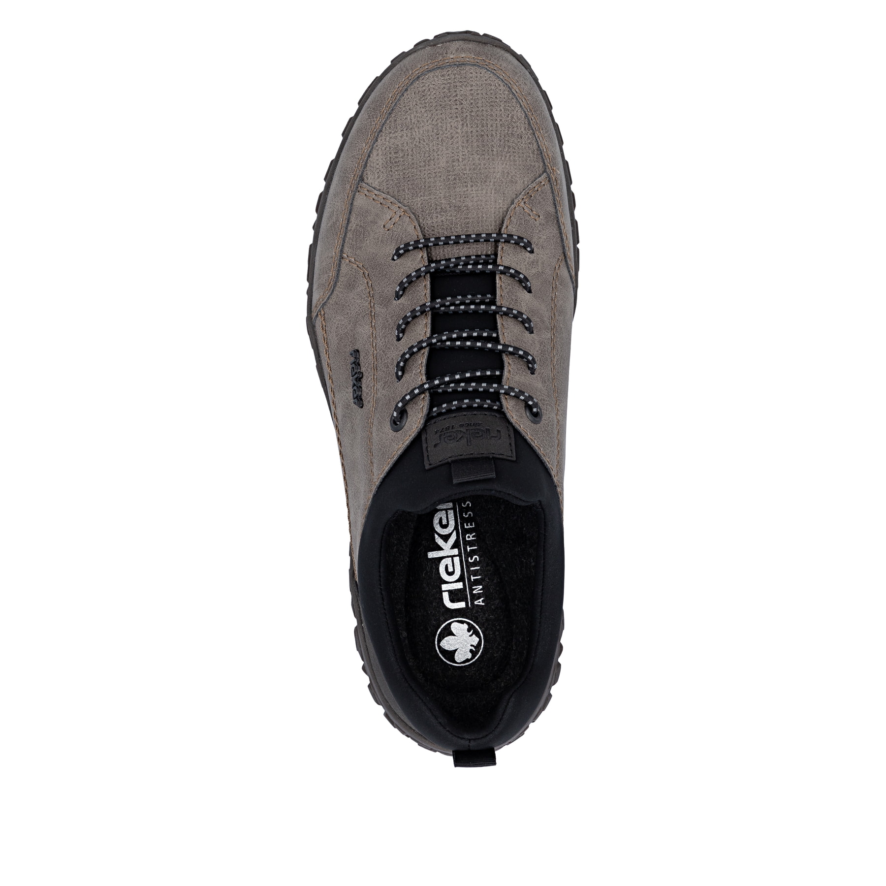 Mocassins Rieker beiges hommes 08150-64 avec la fonctionnalité Highflex. Chaussure vue de dessus.