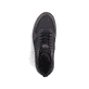 
Asphaltschwarze Rieker Herren Schnürstiefel 38545-00 mit einer robusten Profilsohle. Schuh von oben