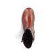 
Fuchsbraune Rieker Damen Kurzstiefel 73551-24 mit einer robusten Profilsohle. Schuh von oben