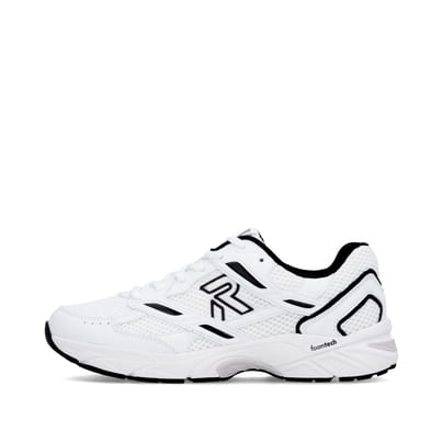 Weiße Rieker Herren Sneaker Low U4200-82 mit Schnürung sowie ultraleichter Sohle. Schuh Außenseite. Christoph Kramer x Rieker.