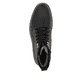Schwarze Rieker Herren Schnürstiefel 33121-00 mit wasserabweisender TEX-Membran. Schuh von oben.