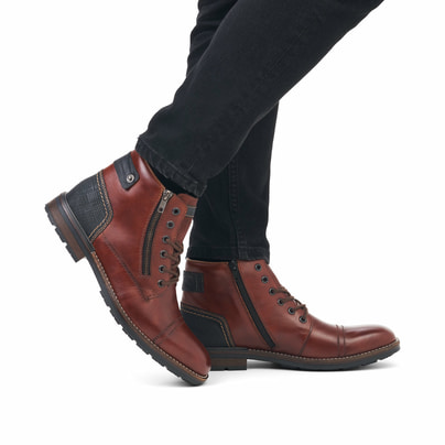 Rieker Homme Bottes à lacets