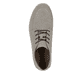 Beige Rieker Herren Kurzstiefel B2303-60 mit moderner Spannnaht sowie Schnürung. Schuh von oben.