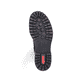 Dunkelbraune Rieker Damen Kurzstiefel 72684-25 mit gerafftem Schaft. Schuh Laufsohle.