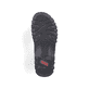 Schwarze Rieker Herren Trekkingsandalen 25055-00 mit einem Klettverschluss. Schuh Laufsohle.