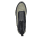 Schwarze Rieker Damen Sneaker High N9362-54 mit einer strapazierfähigen Sohle. Schuh von oben.