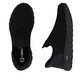 Mocassins Rieker noirs pour homme B6659-01 avec fonction easy in Ready2GO. Chaussure vue de dessus, couchée.