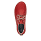 Rote Rieker Damen Schnürschuhe 52522-33 mit einer extra weichen Decksohle. Schuh von oben.