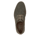Grüne Rieker Herren Schnürschuhe 16504-54 mit der Extraweite H. Schuh von oben.